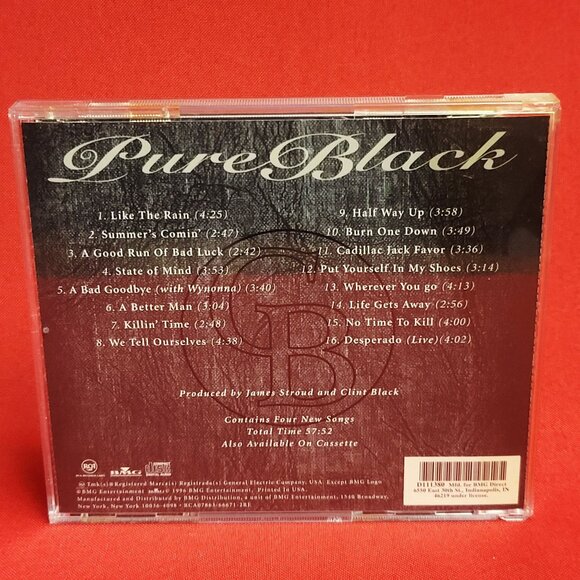 Clint Black The Greatest Hits 1996 CD Signed - Picture 2 of 8